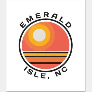 Emerald Isle, NC Summertime Vacationing Sunrise Posters and Art